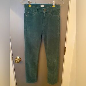 Forest green corduroy pants. Boys size 10.